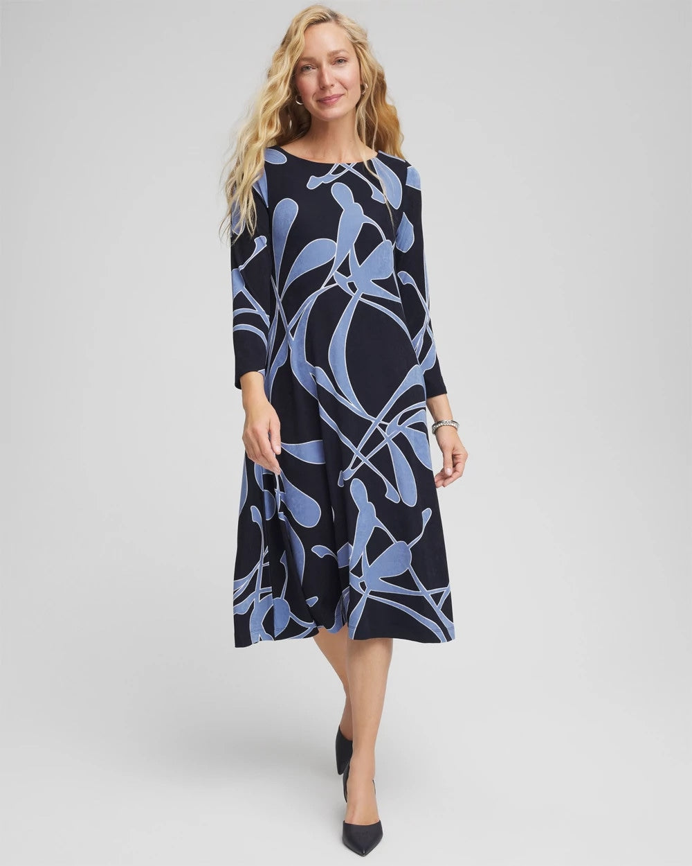 Chico's Great Value | Travelers™ Abstract Midi Dress