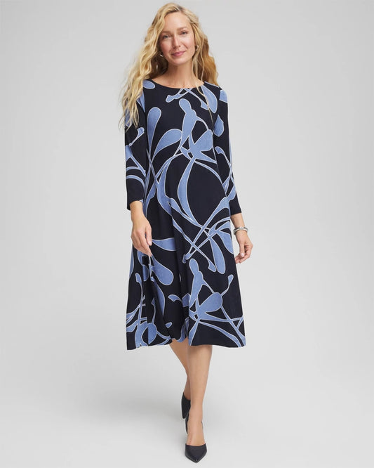 Chico's Great Value | Travelers™ Abstract Midi Dress