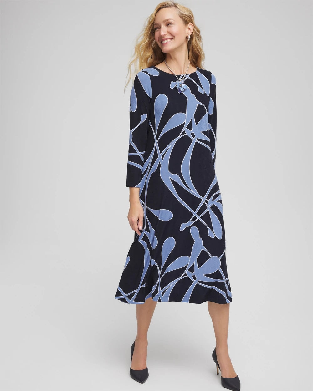Chico's Great Value | Travelers™ Abstract Midi Dress