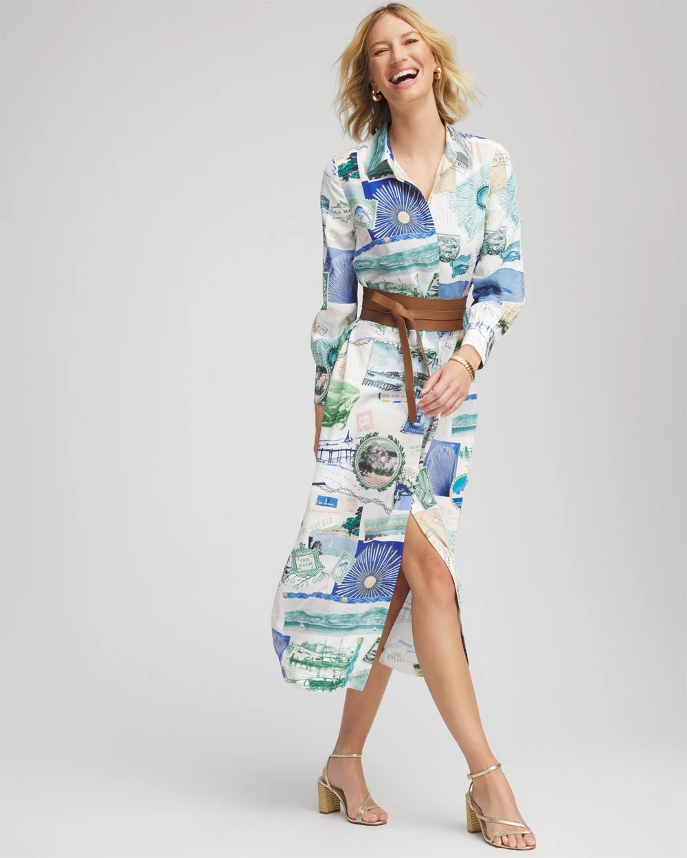 Chico's Everyday | Port Call Maxi Shirtdress