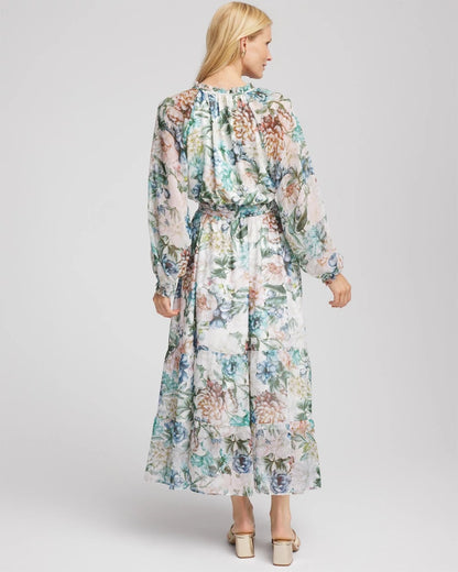 Chico's Sale | Georgette Tie-Front Maxi Dress