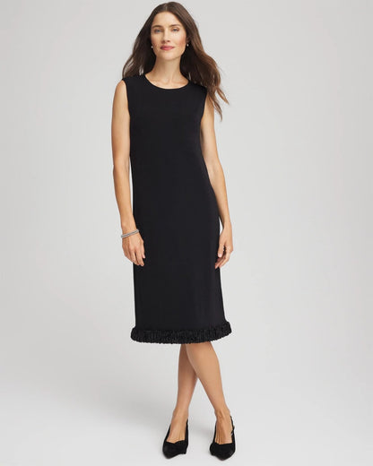 Chico's Exclusive | Travelers™ Fringe Hem Tank Dress