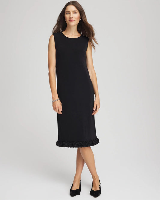 Chico's Exclusive | Travelers™ Fringe Hem Tank Dress