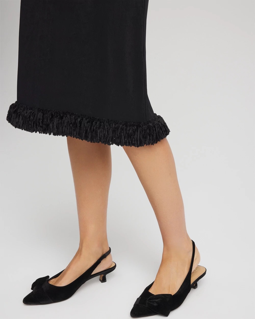 Chico's Exclusive | Travelers™ Fringe Hem Tank Dress