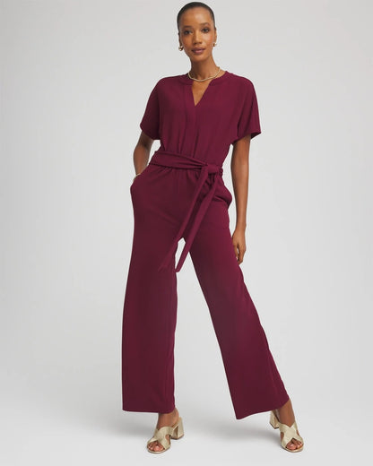 Chico's Smart Buy | Belted Dolman-Sleeve Jumpsuit
