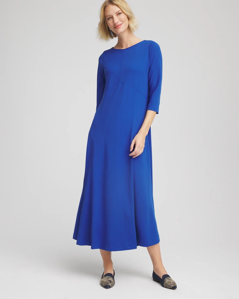 Chico's Everyday | Seamed Crepe Maxi Dress