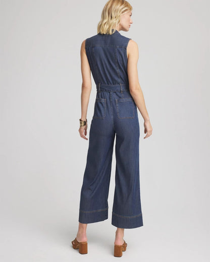 Chico's Quality | Denim Wide-Leg Jumpsuit