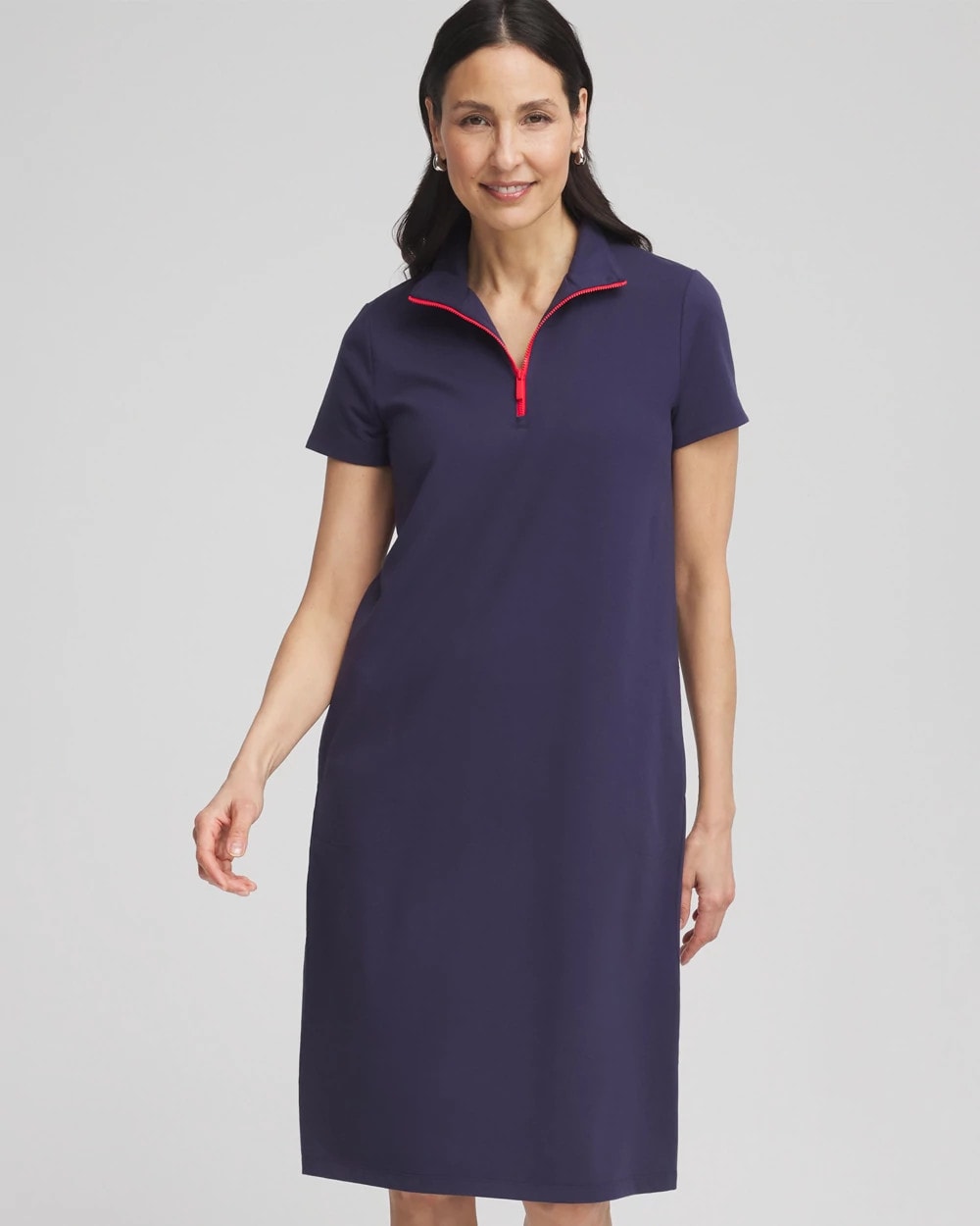 Chico's Trusted | Zenergy® UPF Half-Zip Dress