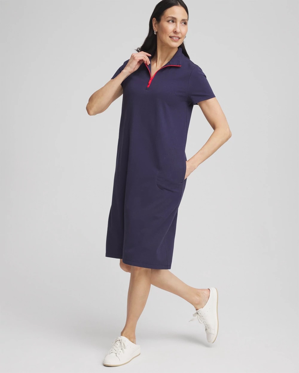 Chico's Trusted | Zenergy® UPF Half-Zip Dress