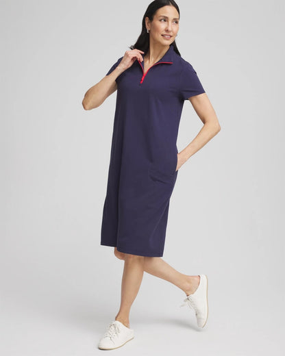 Chico's Trusted | Zenergy® UPF Half-Zip Dress