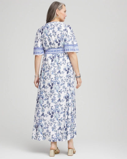 Chico's Featured | Surplice Matte Satin Maxi Dress