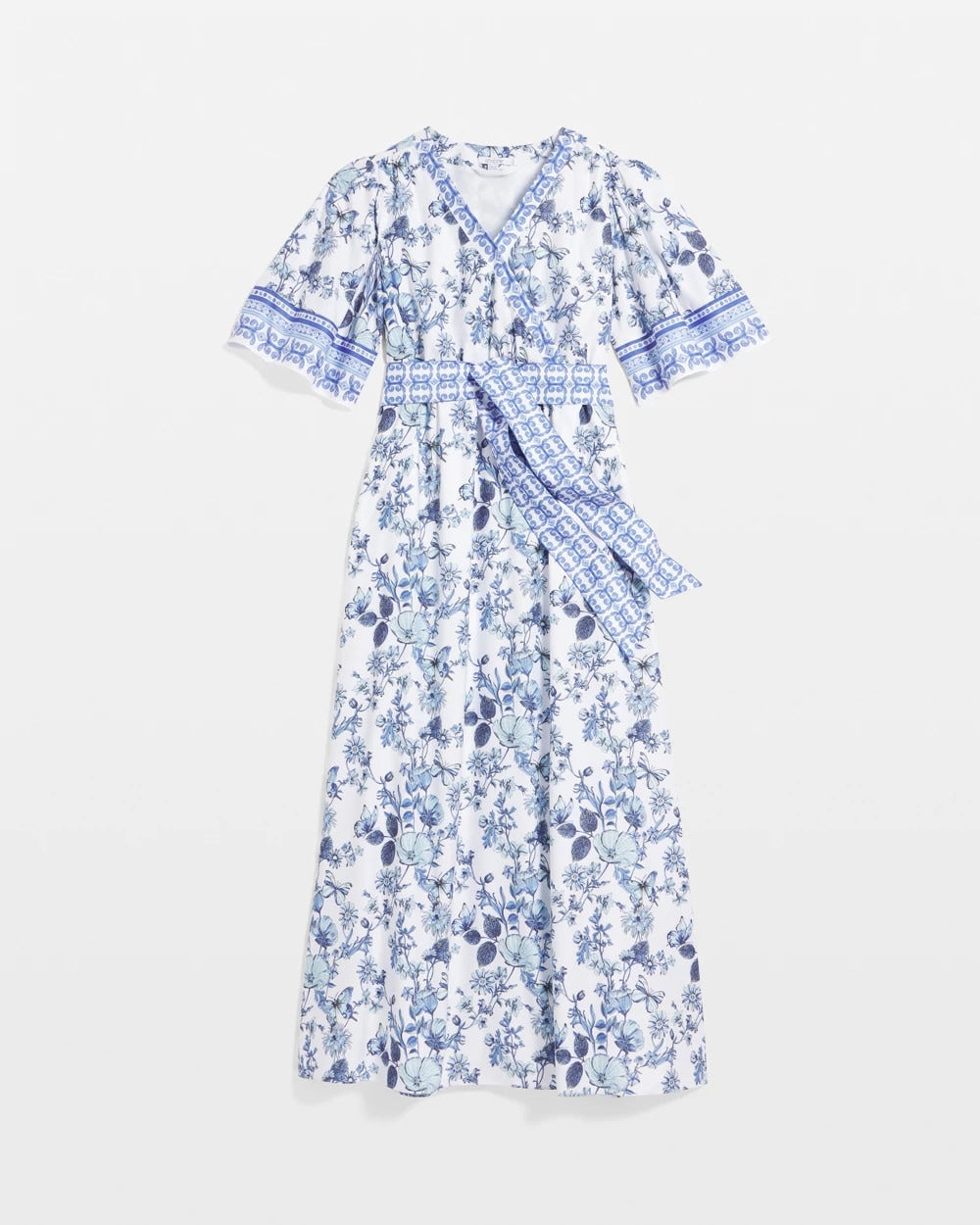 Chico's Featured | Surplice Matte Satin Maxi Dress