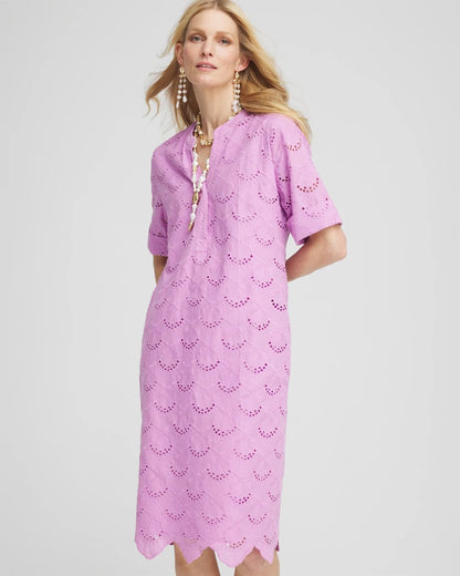 Chico's Sale | Eyelet Popover Dress
