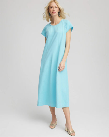 Chico's Trusted | Short-Sleeved Maxi Dress