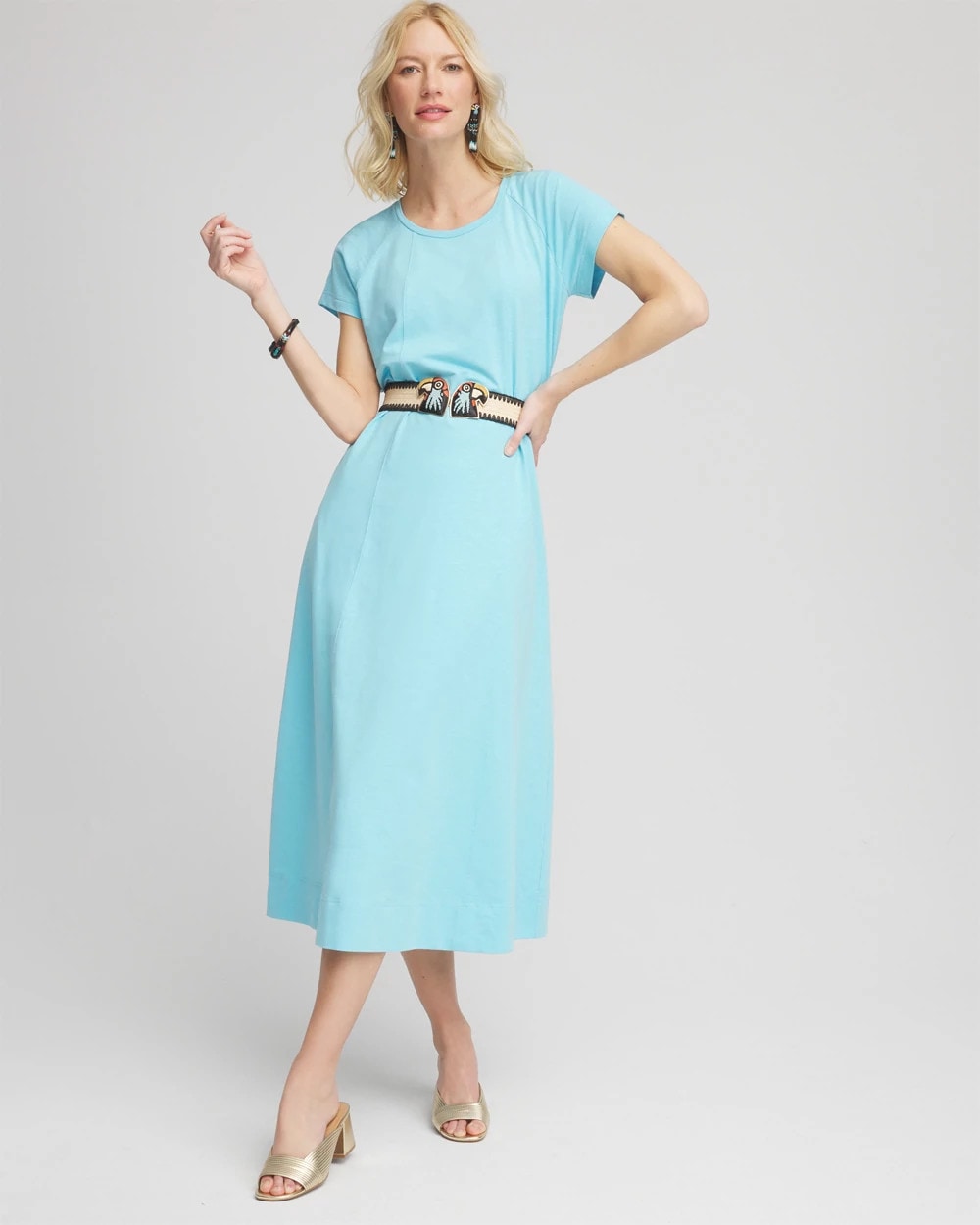 Chico's Trusted | Short-Sleeved Maxi Dress