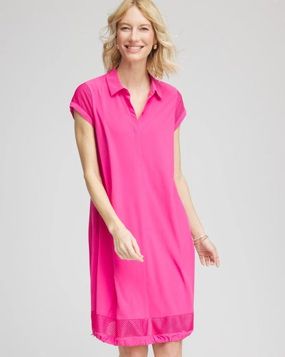 Chico's Top Pick | Zenergy® UPF Mesh-Trim Bungee Dress