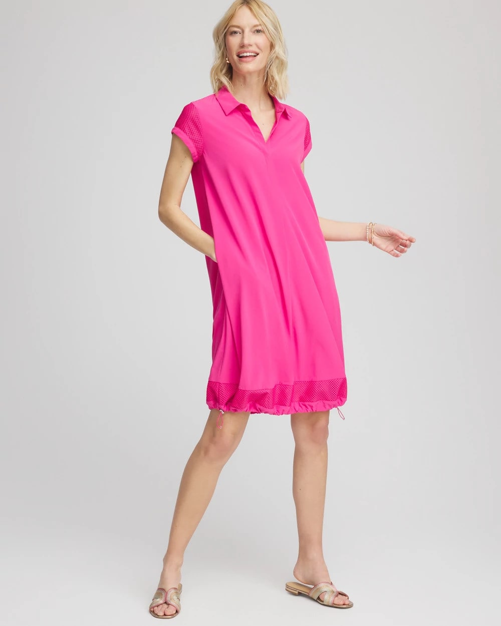 Chico's Top Pick | Zenergy® UPF Mesh-Trim Bungee Dress