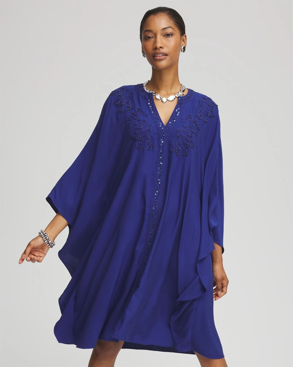 Chico's New | Embellished Kaftan Dress