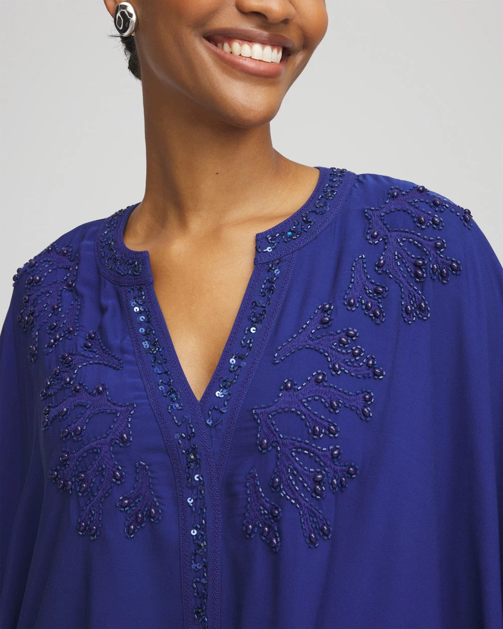 Chico's New | Embellished Kaftan Dress