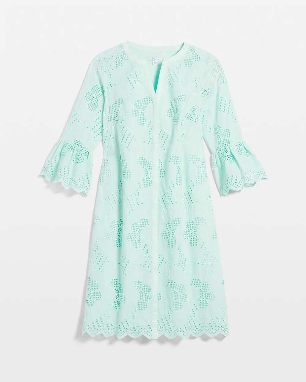 Chico's Trusted | Eyelet Cotton Voile Dress