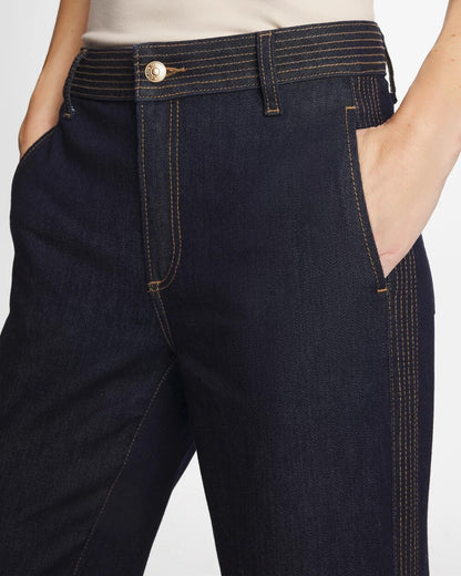Chico's Trending | Trapunto Wide-Leg High-Rise Jeans