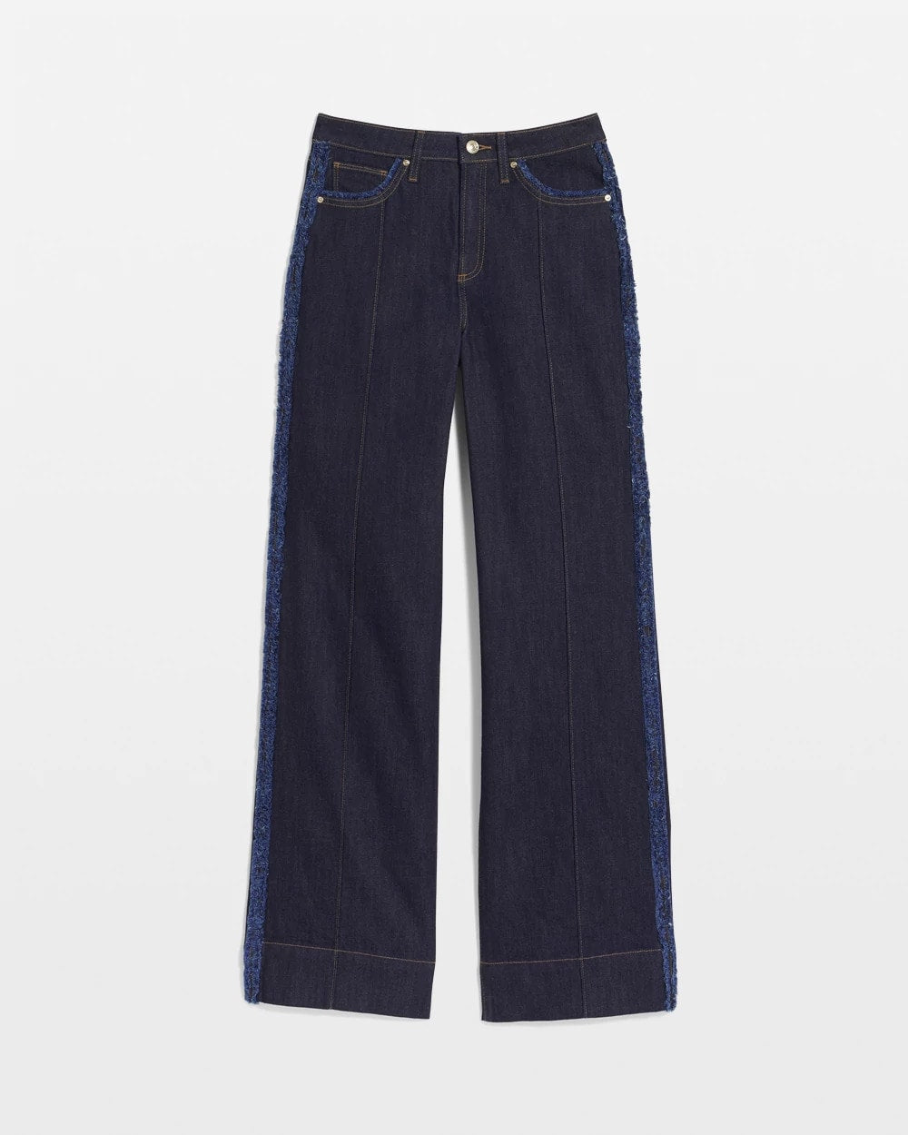 Chico's Featured | Frayed High-Rise Wide-Leg Jeans