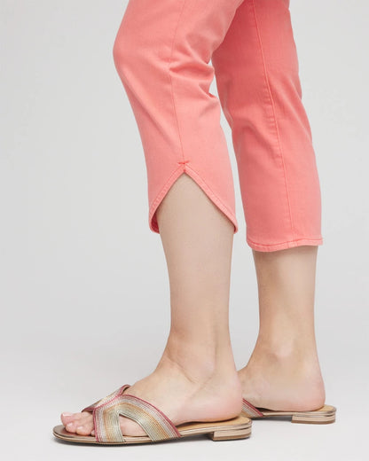 Chico's Trending | Pull-On Dolphin-Hemmed Capri Jeans