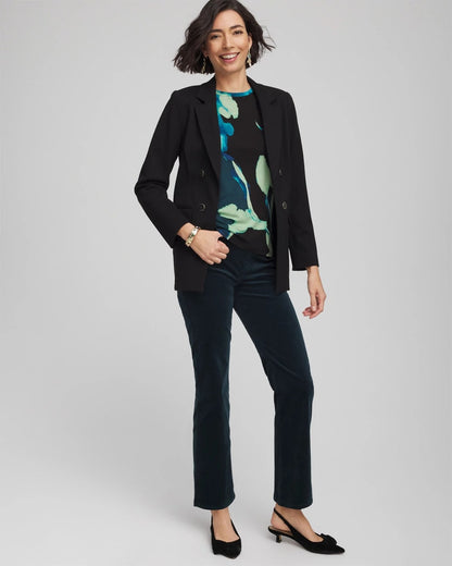Chico's Discount | Velveteen Pull-On Flared Jeans