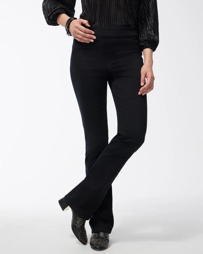 Chico's Premium | Black Pull-on Bootcut Jeggings