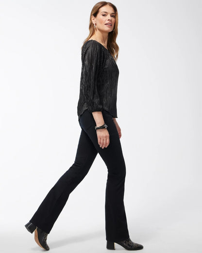 Chico's Premium | Black Pull-on Bootcut Jeggings