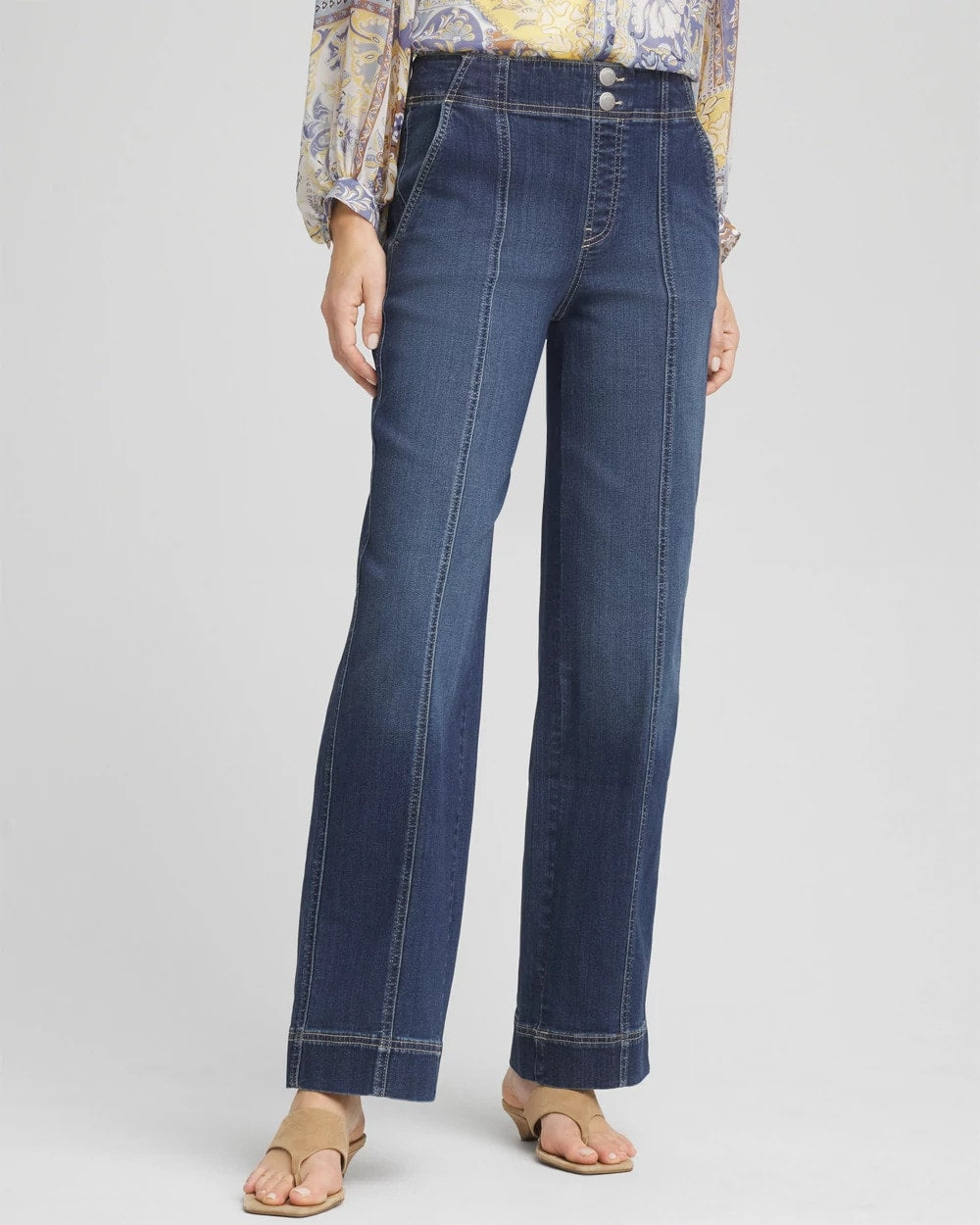 Chico's Best Price | Pull-On Wide-Leg Jeans