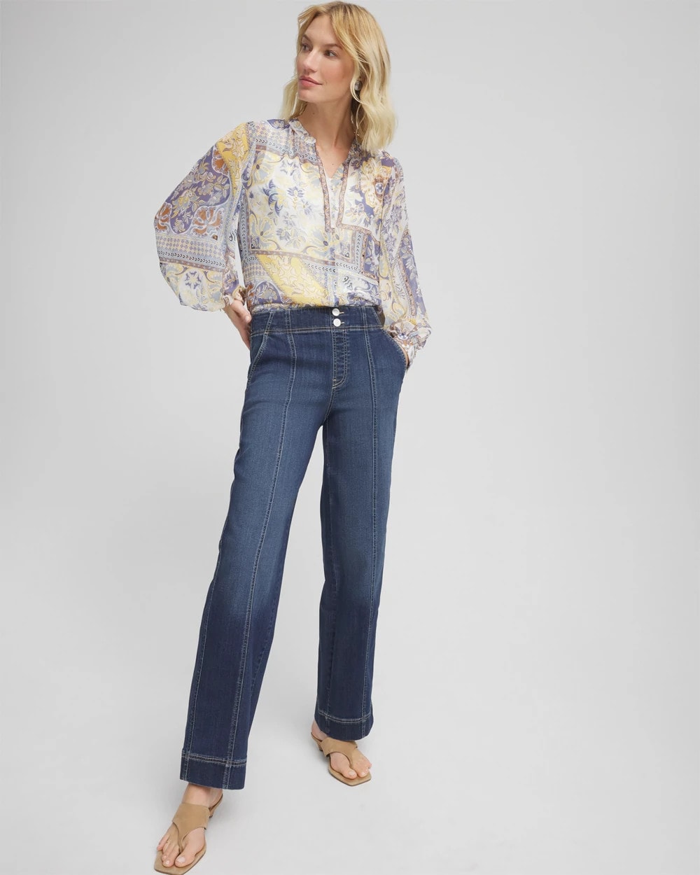 Chico's Best Price | Pull-On Wide-Leg Jeans