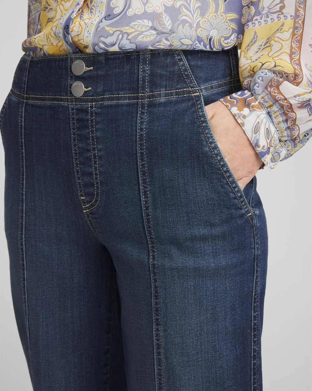 Chico's Best Price | Pull-On Wide-Leg Jeans