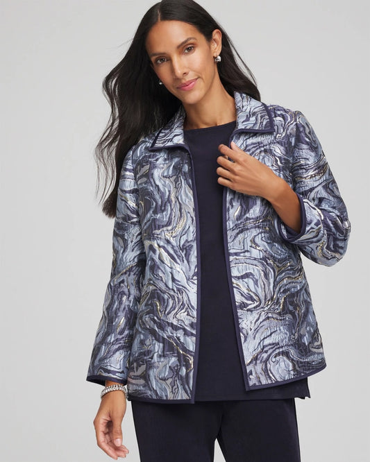 Chico's Latest | Travelers™ Jacquard Swirl Jacket