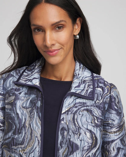 Chico's Latest | Travelers™ Jacquard Swirl Jacket