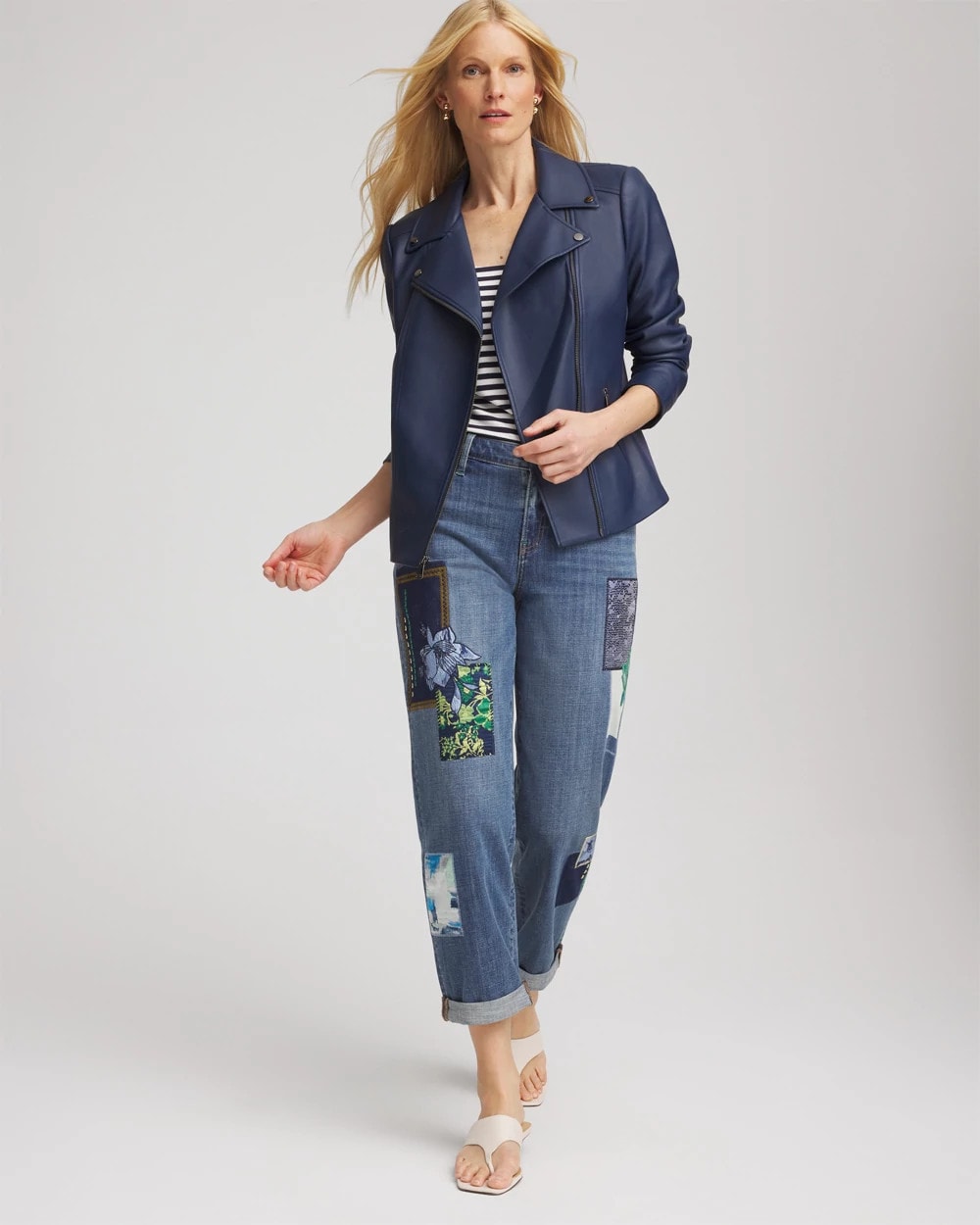 Chico's Deals | Faux Leather Moto Jacket