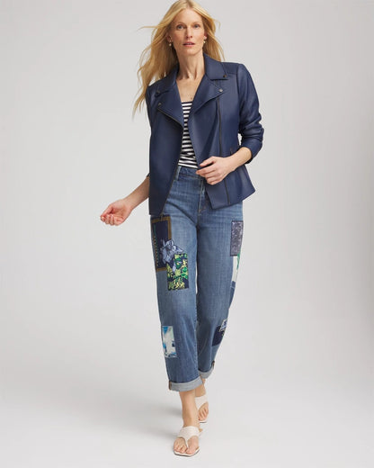 Chico's Deals | Faux Leather Moto Jacket