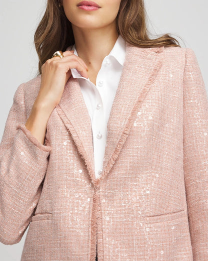 Chico's Signature | Party Tweed Sequins Blazer