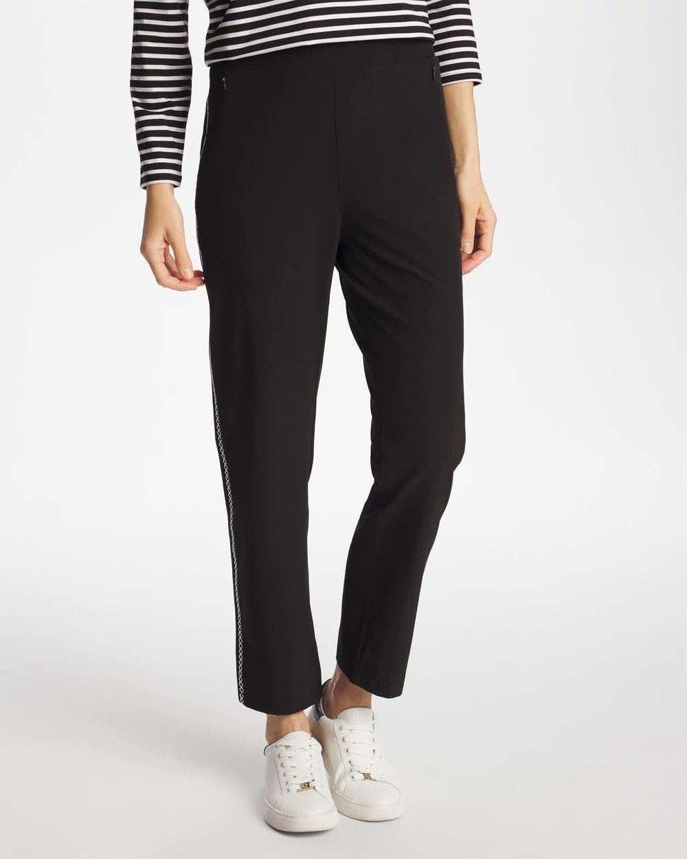Chico's Sale | Zenergy® UPF Lattice-Trim Ankle Pants