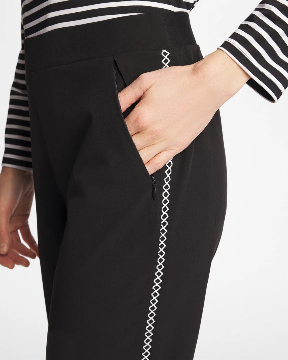 Chico's Sale | Zenergy® UPF Lattice-Trim Ankle Pants