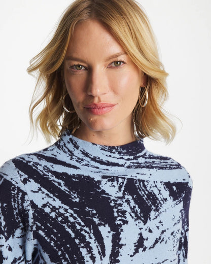 Chico's Trending | Zenergy® Luxe Sketch Funnelneck Top