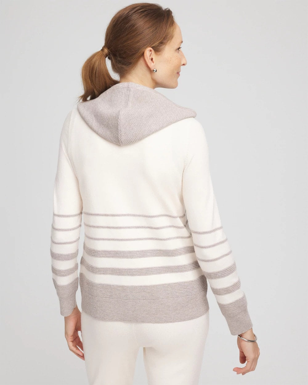 Chico's Best Price | Zenergy® Luxe Metallic Striped Sweater