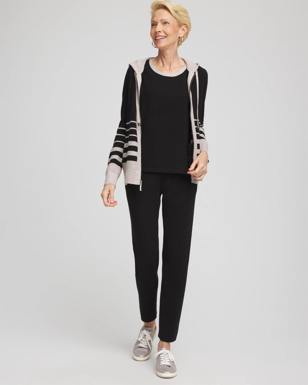 Chico's Hot Sale | Zenergy® Luxe Metallic Trim Tank