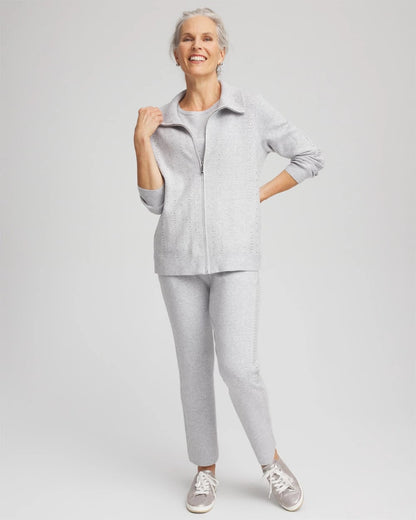 Chico's Latest | Zenergy® Luxe Diamante Zip Cardigan