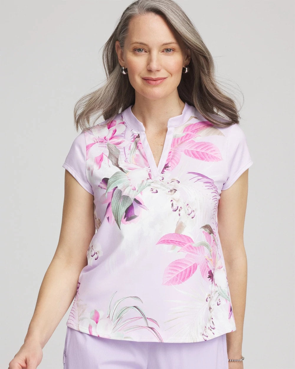 Chico's Customer Favorite | Zenergy® UPF Floral Polo