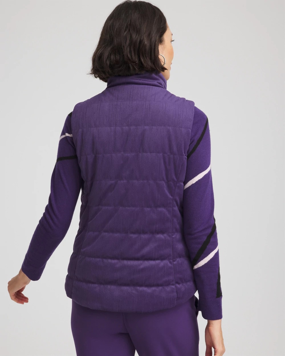 Chico's New | Zenergy® Reversible Velvet Puffer Vest