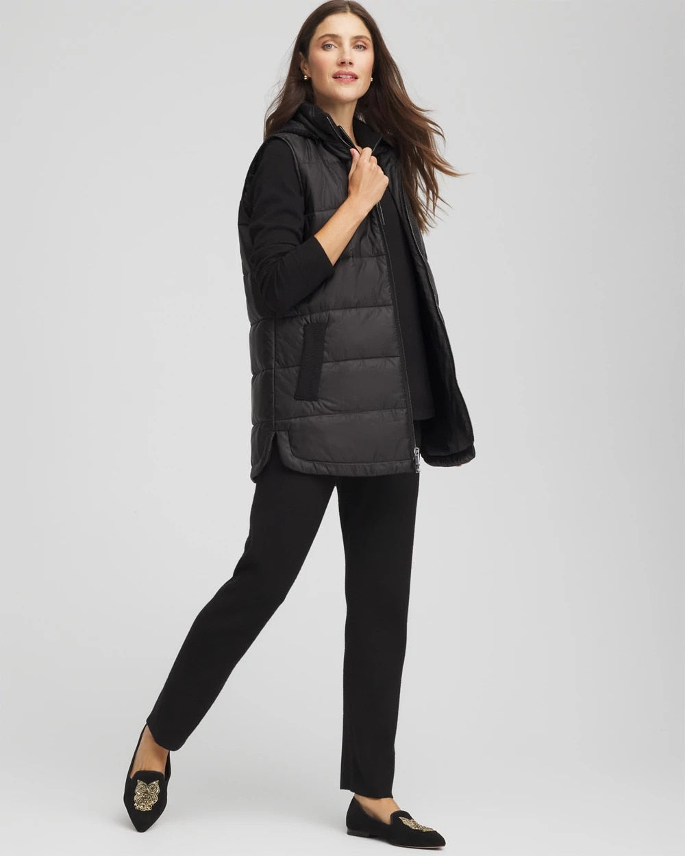 Chico's Recommended | Zenergy® Quilted Hooded Vest