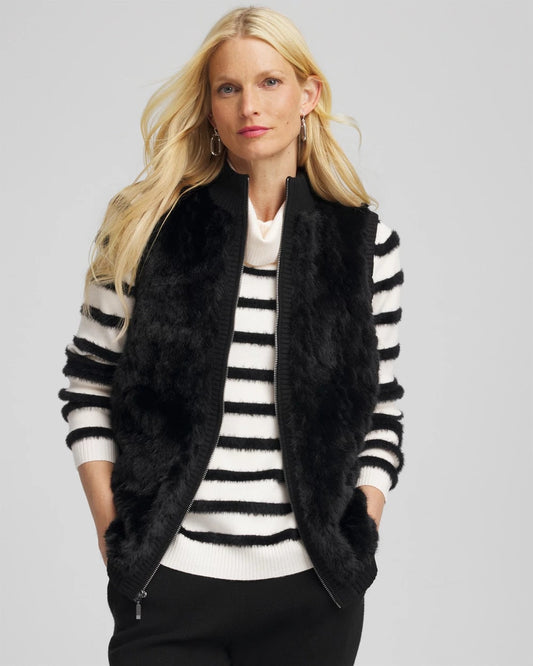 Chico's Great Value | Zenergy® Luxe Faux Fur Vest