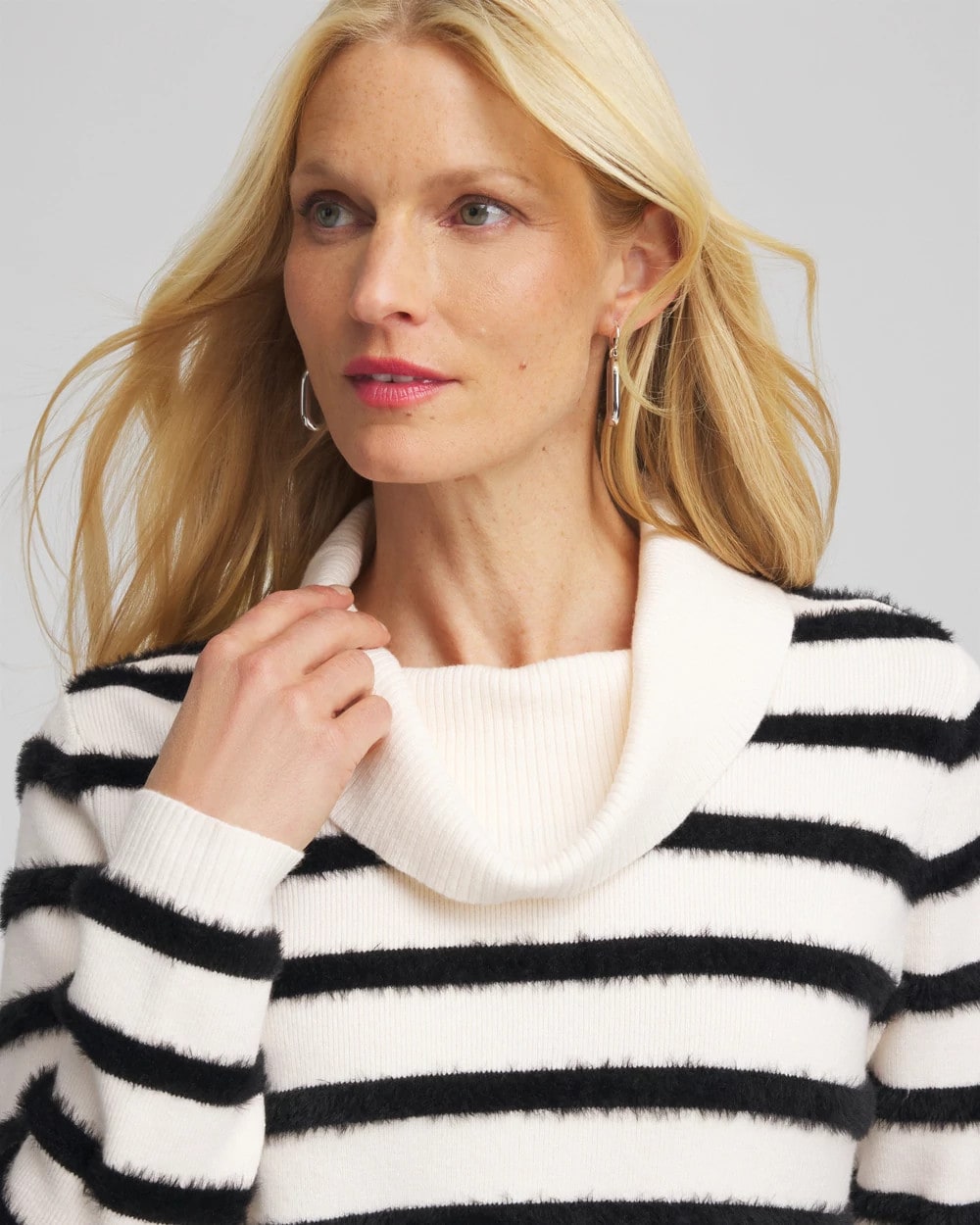 Chico's Featured | Zenergy® Luxe Eyelash Striped Sweater