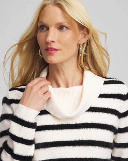 Chico's Featured | Zenergy® Luxe Eyelash Striped Sweater